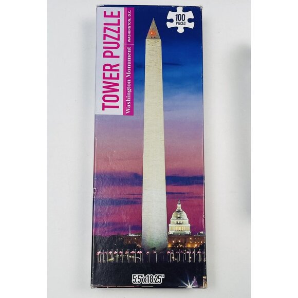 Lot 3 JIGSAW PUZZLES 100pc Circus Monti Washington Monument Avengers COMPLETE - Picture 5 of 10